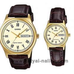 นาฬิกา คาสิโอ Casio SETคู่รัก รุ่น MTP-V006GL-9B+LTP-V006GL-9B ของแท้ รับประกัน1ปี