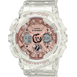 นาฬิกา Casio G-Shock มินิ S-Series Special Color GMA-S120SR Skeleton Rose Gold series รุ่น GMA-S120SR-7A ของแท้ รับประกัน1ปี