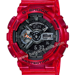 นาฬิกา Casio G-Shock GA-110CR เจลลี่ใส CORAL REEF series รุ่น GA-110CR-4A (เจลลี่แดงทับทิม) ของแท้ รับประกัน1ปี