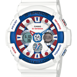 นาฬิกา Casio G-Shock Limited White Tricolor series รุ่น GA-201TR-7A "กันดั้ม" ของแท้ รับประกัน1ปี