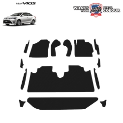 พรมปูพื้นรถยนต์ รถ TOYOTA VIOS ปี 2014 - 2021 พรมกระดุม ชุดภายในห้องโดยสาร จำนวน 14 ชิ้น