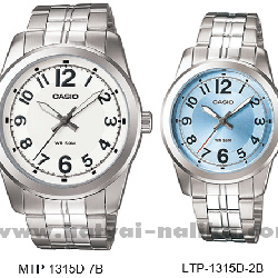 นาฬิกา คาสิโอ Casio SETคู่รัก รุ่น MTP-1315D-7B+LTP-1315D-2B ของแท้ รับประกัน 1 ปี