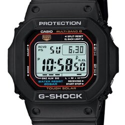 นาฬิกา คาสิโอ Casio G-Shock Tough Solar MULTIBAND6 รุ่น GW-M5610-1 “ออริจินอล ไฟเขียว“ ของแท้ รับประกัน1ปี