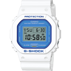 นาฬิกา Casio G-Shock White & Blue series รุ่น DW-5600WB-7 ของแท้ รับประกัน 1 ปี (นำเข้าJapan กล่องหนังญี่ปุ่น) ไม่มีวางขายในไทย