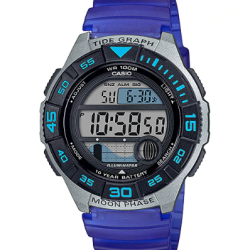 นาฬิกา Casio 10 YEAR BATTERY WS-1100H series รุ่น WS-1100H-2AV ของแท้ รับประกัน1ปี