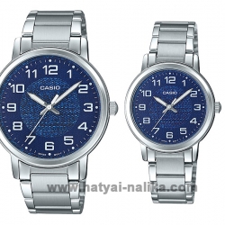 นาฬิกา คาสิโอ Casio SETคู่รัก รุ่น MTP-E159D-2B+LTP-E159D-2B ของแท้ รับประกัน 1 ปี