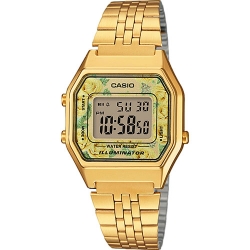 นาฬิกา Casio STANDARD DIGITAL LA680 Floral Dial series รุ่น LA680WGA-9C ของแท้ รับประกัน1ปี
