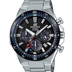 นาฬิกา Casio EDIFICE CHRONOGRAPH Carbon Fober&Solar Powered รุ่น EQS-800CDB-1AV ของแท้ รับประกัน 1 ปี