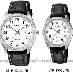 นาฬิกา คาสิโอ Casio SETคู่รัก รุ่น MTP-1302L-7B+LTP-1302L-7B ของแท้ รับประกัน 1 ปี