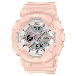 นาฬิกา Casio Baby-G BA-110RG Rose Gold series รุ่น BA-110RG-4A ของแท้ รับประกัน1ปี