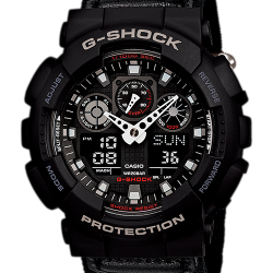 นาฬิกา คาสิโอ Casio G-Shock Limited model Military Cloth Series รุ่น GA-100MC-1A