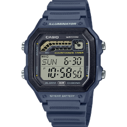 นาฬิกา Casio 10 YEAR BATTERY WS-1600H series รุ่น WS-1600H-2AV ของแท้ รับประกัน1ปี