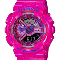 นาฬิกา Casio G-Shock Limited Multi-Color series Crazy Color 2016 รุ่น GA-110MC-4A (สี Shocking Pink) ของแท้ รับประกัน1ปี