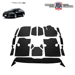 พรมปูพื้นรถยนต์ พรมกระดุม รถ TOYOTA CAMRY ปี 2012-2018 ชุดภายในห้องโดยสาร จำนวน 16 ชิ้น