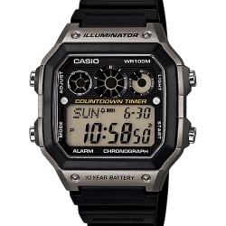 นาฬิกา คาสิโอ Casio 10 YEAR BATTERY รุ่น AE-1300WH-8AV