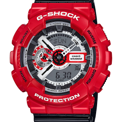 นาฬิกา Casio G-Shock Limited model Solid Red RD series รุ่น GA-110RD-4A "DUCATI" ของแท้ รับประกัน 1 ปี