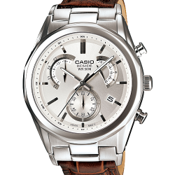 นาฬิกา คาสิโอ Casio BESIDE CHRONOGRAPH รุ่น BEM-509L-7AV ของแท้ รับประกัน 1 ปี