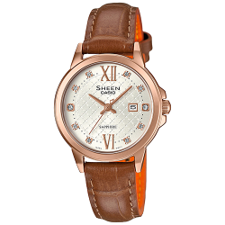 นาฬิกา คาสิโอ Casio SHEEN CRUISE LINE รุ่น SHE-4525PGL-7A ของแท้ รับประกัน1ปี