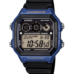 นาฬิกา คาสิโอ Casio 10 YEAR BATTERY รุ่น AE-1300WH-2AV