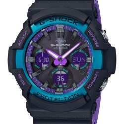 นาฬิกา Casio G-Shock โจ๊กเกอร์ Special color Black & Light Colors series รุ่น GAS-100BL-1A ของแท้ รับประกัน1ปี
