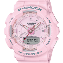 นาฬิกา Casio G-Shock มินิ S-Series GMA-S130 Step Tracker series รุ่น GMA-S130-4A (สีชมพู) ของแท้ รับประกัน1ปี
