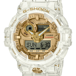 นาฬิกา Casio G-Shock 35th Anniversary Limited GLACIER GOLD 5rd series รุ่น GA-735E-7A, GA-735E-7 ของแท้ รับประกัน1ปี