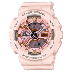 นาฬิกา Casio G-Shock S-Series Multi Shade of Pink Collection รุ่น GMA-S110MP-4A1 (สีชมพูไข่ไก่) ของแท้ รับประกัน1ปี