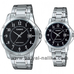 นาฬิกา คาสิโอ Casio SETคู่รัก รุ่น MTP-V004D-1B+LTP-V004D-1B ของแท้ รับประกัน1ปี