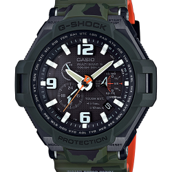 นาฬิกา Casio G-Shock GRAVITYMASTER Master in OLIVE DRAB ทูโทน-ลายพราง SkyCockpit multiband6 รุ่น GW-4000SC-3A ลายพรางเขียวทหาร (ไม่มีขายในไทย)