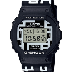 นาฬิกา Casio G-SHOCK X HOTEI 35th Anniversary GUITARHYTHM 2017 Only Japan Limited Edition รุ่น DW-5600HT-1JR (นำเข้าJapan ขายในญี่ปุ่นเท่านั้น) ของแท้ รับประกัน1ปี