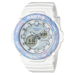นาฬิกา Casio Baby-G ANALOG-DIGITAL Beach Scene Marble bezel series รุ่น BGA-270M-7A ของแท้ รับประกัน1ปี