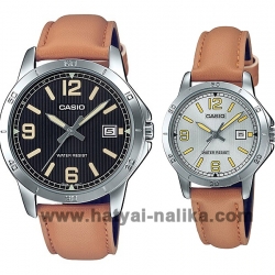 นาฬิกา คาสิโอ Casio SETคู่รัก รุ่น MTP-V004L-1B2+LTP-V004L-1B2 ของแท้ รับประกัน1ปี