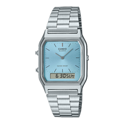 นาฬิกา คาสิโอ Casio STANDARD DIGITAL Vintage รุ่น AQ-230A-2A1 ของแท้ รับประกัน1ปี