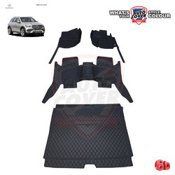 พรมปูพื้นรถยนต์ 6D รถ MERCEDES BENZ GLE W167 รุ่น 5 ที่นั่ง ปี 2020-2026 พรม6D ชุดภายในห้องโดยสาร+แผ่นท้าย จำนวน 4 ชิ้น