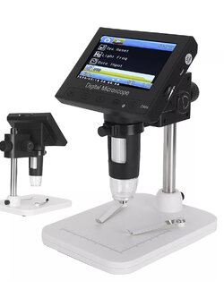 กล้องจุลทรรศน์ Digital หน้าจอ LCD HD 1000X ส่องพระ ส่องอัญมณี เชื่อมต่อ PC Type-C