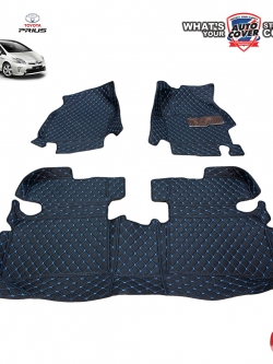 พรมปูพื้นรถยนต์ 6D รถ TOYOTA PRIUS ปี 2009-2016 พรมรถยนต์ชุดภายในห้องโดยสาร จำนวน 3 ชิ้น