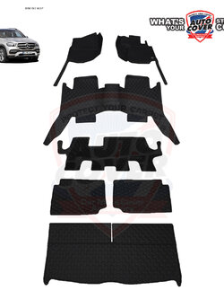 พรมปูพื้นรถยนต์ 6D รถ MERCEDES BENZ GLE W167 รุ่น 7 ที่นั่ง ปี 2020-2026 พรม6D ชุดภายในห้องโดยสาร+แผ่นท้าย จำนวน 7 ชิ้น