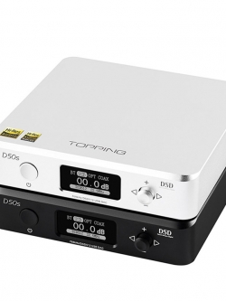 ขาย TOPPING D50s DAC ตั้งโต้ะระดับ Hi-Res รองรับ Bluetooth 5.0 , 32Bit/768kHz , DSD512 , LDAC