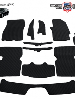 พรมปูพื้นรถยนต์ พรมกระดุม รถ MITSUBISHI LANCER EX ชุดภายในห้องโดยสาร จำนวน 12 ชิ้น
