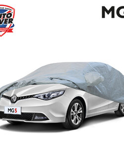 ผ้าคลุมรถเข้ารูป รถ MG 5 ปี 2015-2019 ผ้าคลุมกันแดด กันน้ำ กันรอยขนแมว รุ่น S-Coat Cover