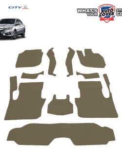 สินค้า PROMOTION! ลด 20% รถ HONDA CITY ปี 2014-2019 พรมกระดุม Super Save ชุด Full ภายในห้องโดยสาร จำนวน 10 ชิ้น สีน้ำตาล