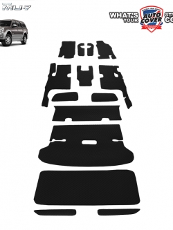 พรมปูพื้นรถยนต์ พรมกระดุม รถ ISUZU MU-7 ชุดเต็มคัน+หลังเบาะ+แผ่นท้าย จำนวน 14 ชิ้น