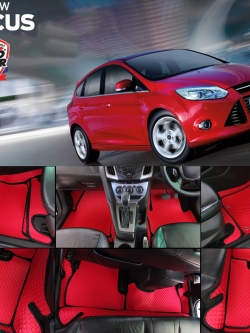 พรมปูพื้นรถยนต์ พรมกระดุม รถ FORD FOCUS 5 ประตู ปี 2013-2018 ชุดภายในห้องโดยสาร จำนวน 15 ชิ้น