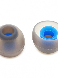 ขาย x-tips Blue จุกยางเนื้อหนา แกนน้ำเงินขนาด 4mm 1 แพค 6 คู่ มี 3 ขนาด