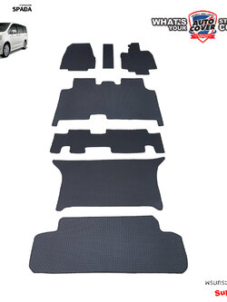 พรมปูพื้นรถยนต์ พรมกระดุม รถ HONDA STEPWAGON ชุดเต็มคันรวมท้าย จำนวน 7 ชิ้น