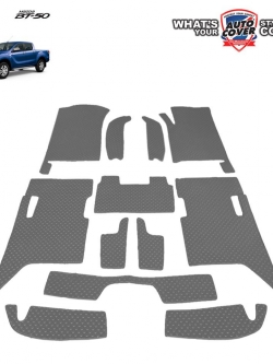 พรมปูพื้นรถยนต์ พรมกระดุม รถ MAZDA BT-50 PRO 4 Door ปี 2012-2019 ชุดภายในห้องโดยสาร จำนวน 12 ชิ้น