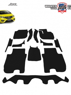 พรมปูพื้นรถยนต์ พรมกระดุม รถ HONDA JAZZ (GK) ปี 2014-2021 ชุดภายในห้องโดยสาร จำนวน 12 ชิ้น