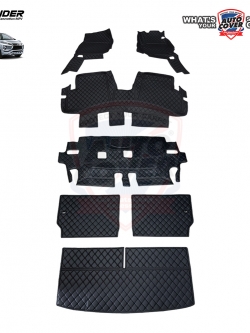 พรมรถยนต์ 6D รถ MITSUBISHI XPANDER ปี 2018-2022 ชุดเต็มคันรวมแผ่นท้ายและหลังพนักพิง จำนวน 7 ชิ้น