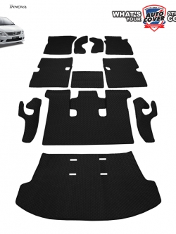 พรมปูพื้นรถยนต์ พรมกระดุม รถ TOYOTA INNOVA ปี 2005 - 2015 ชุดเต็มคันรวมท้าย จำนวน 11 ชิ้น