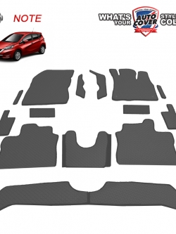 พรมปูพื้นรถยนต์ พรมกระดุม รถ NISSAN NOTE ชุดภายในห้องโดยสาร จำนวน 16 ชิ้น
